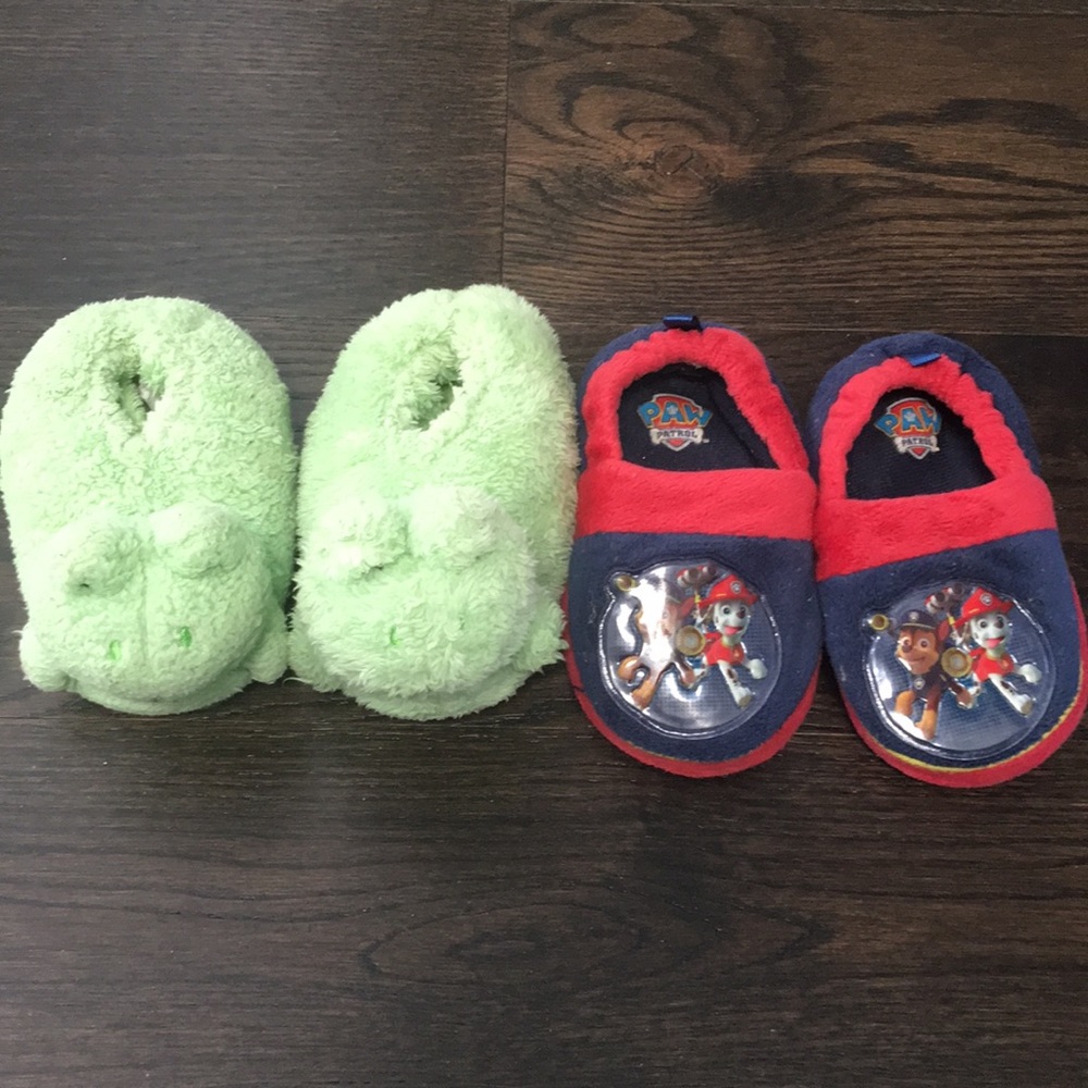 Kids Slippers 2 Pairs